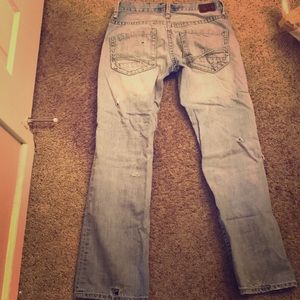 BKE Carter straight jeans.